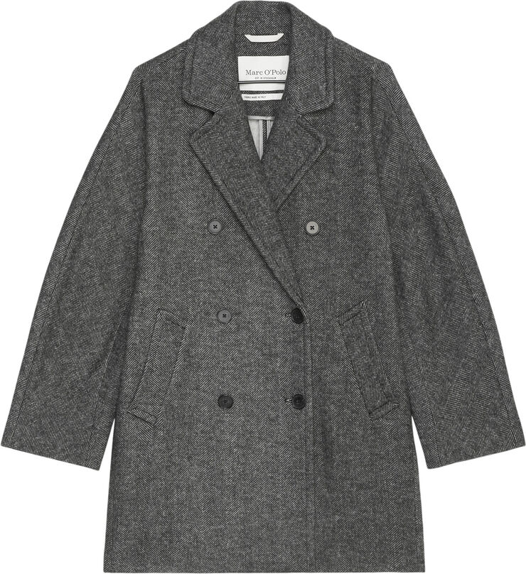 Marc O’Polo Herringbone Wool caban jacket Multi / black