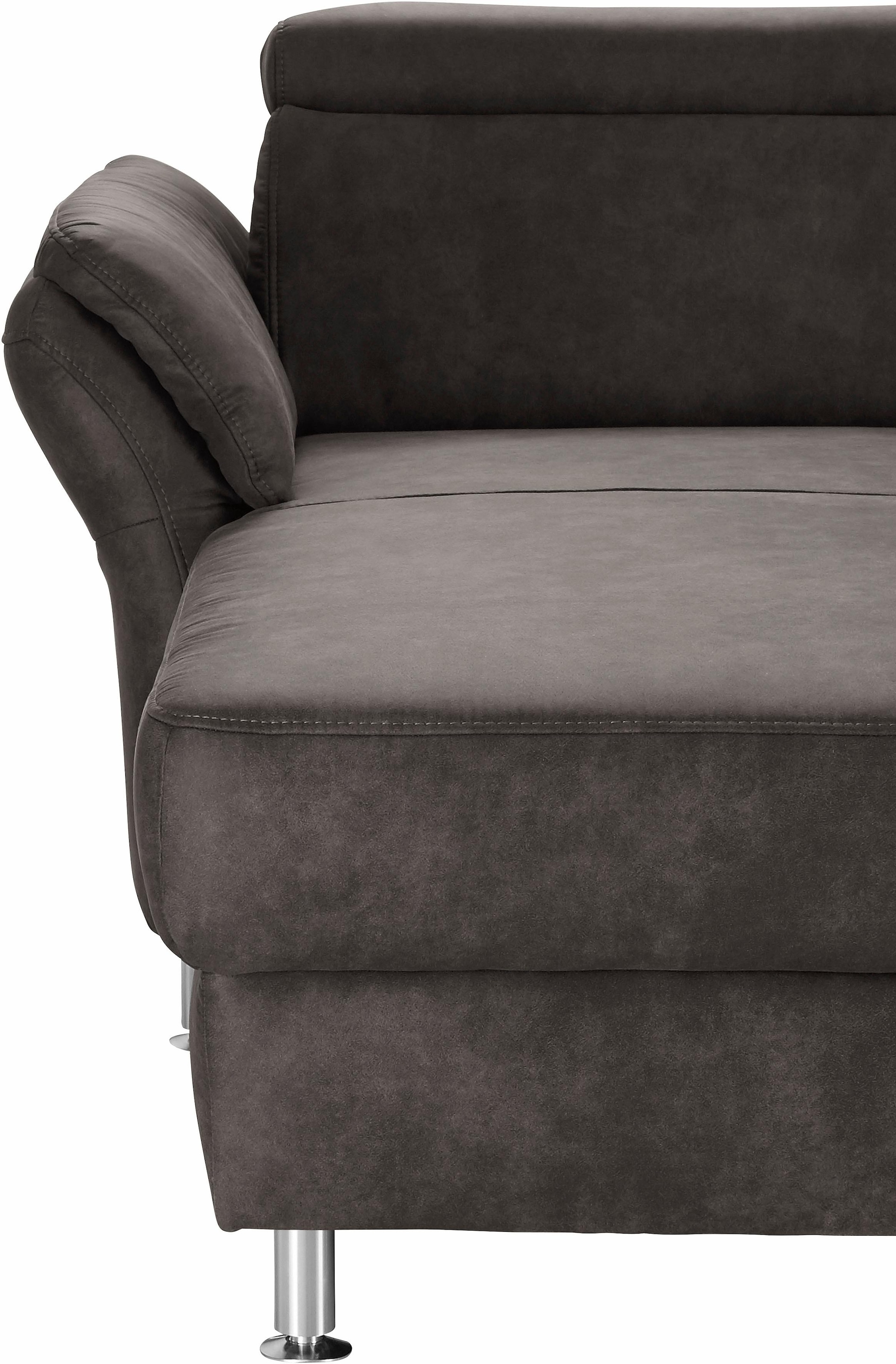 sit&more Wohnlandschaft »Avignon U-Form« wahlweise mit Bettfunktion und Stauraum, inklusive Kopfteilverstellung