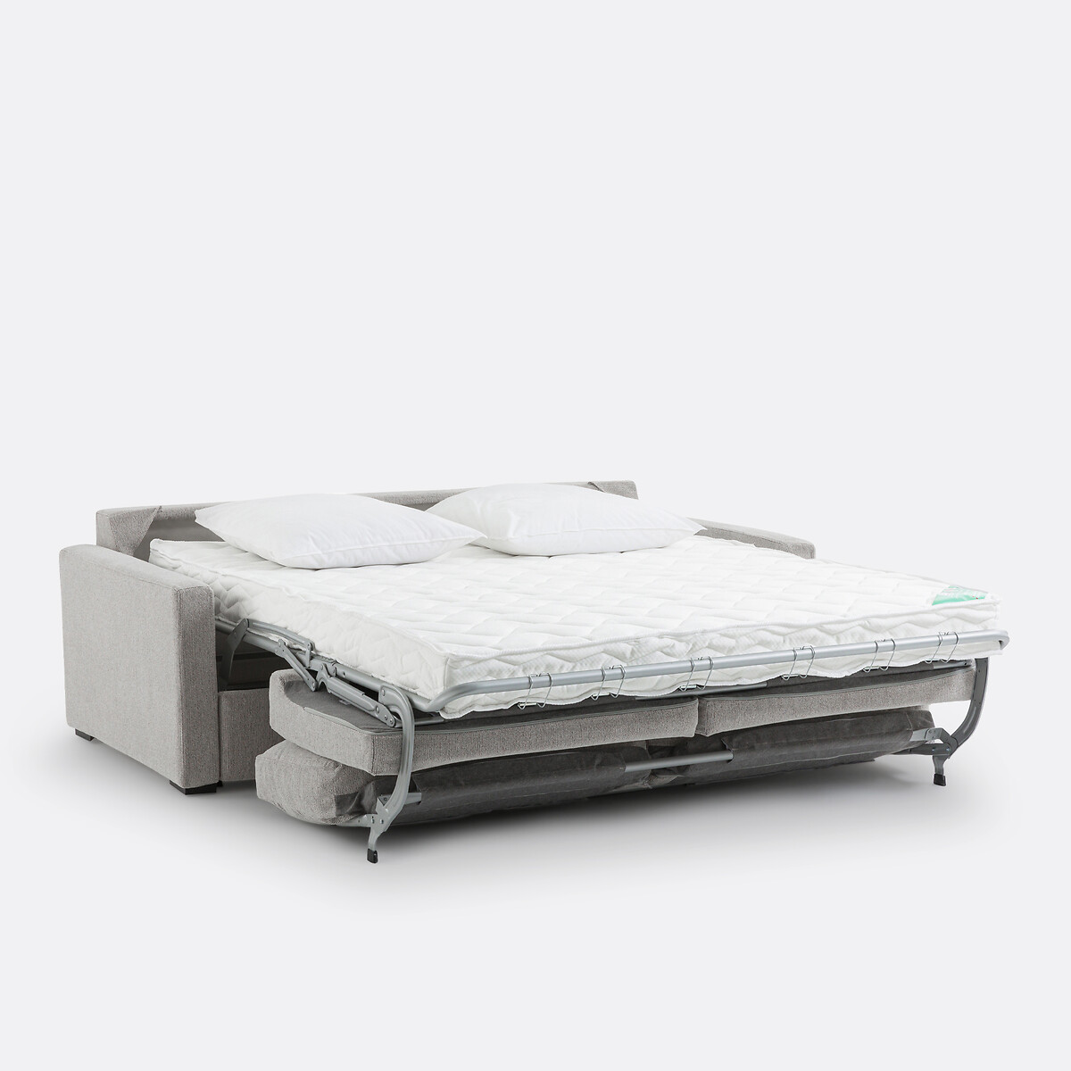 LA REDOUTE INTERIEURS<br>Sofá-cama em tecido texturizado salpicado, espuma HR premium, Timor