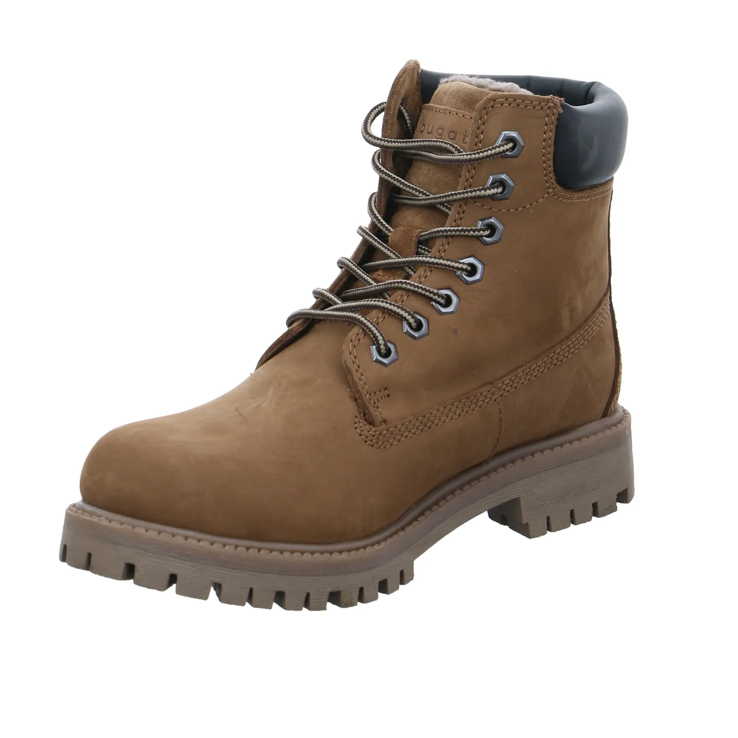 BUGATTI SHOES Winter-Boots Braun Leder