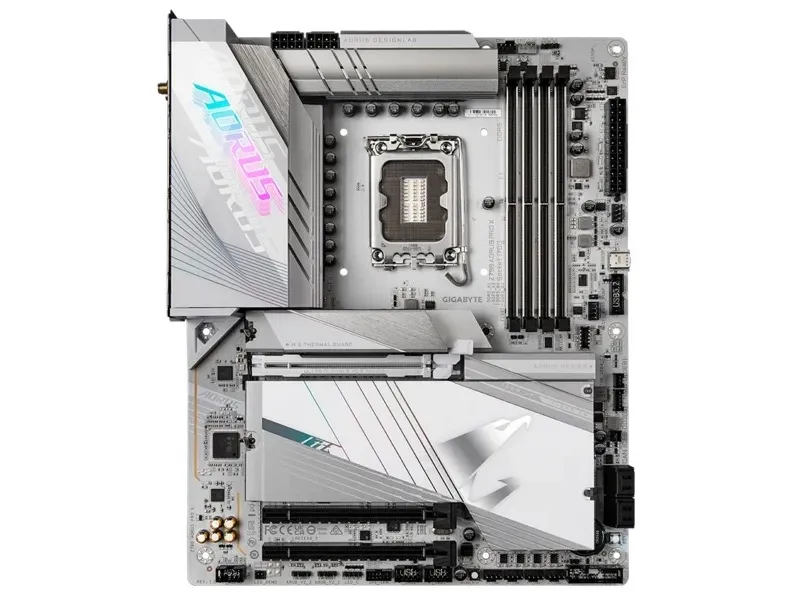[OUTLET] - Gigabyte Z790 AORUS PRO X - Bundkort - ATX - LGA1700 sokkel - Z790 Chipset - USB 3.2 Gen 1, USB 3.2 Gen 2, USB-C 3.2 Gen2, USB-C 3.2 Gen 2x2 - 5 Gigabit Ethernet, Bluetooth, Wi-Fi 7 - onboard grafik (CPU påkrævet) - HD Audio (8-kanaler)
