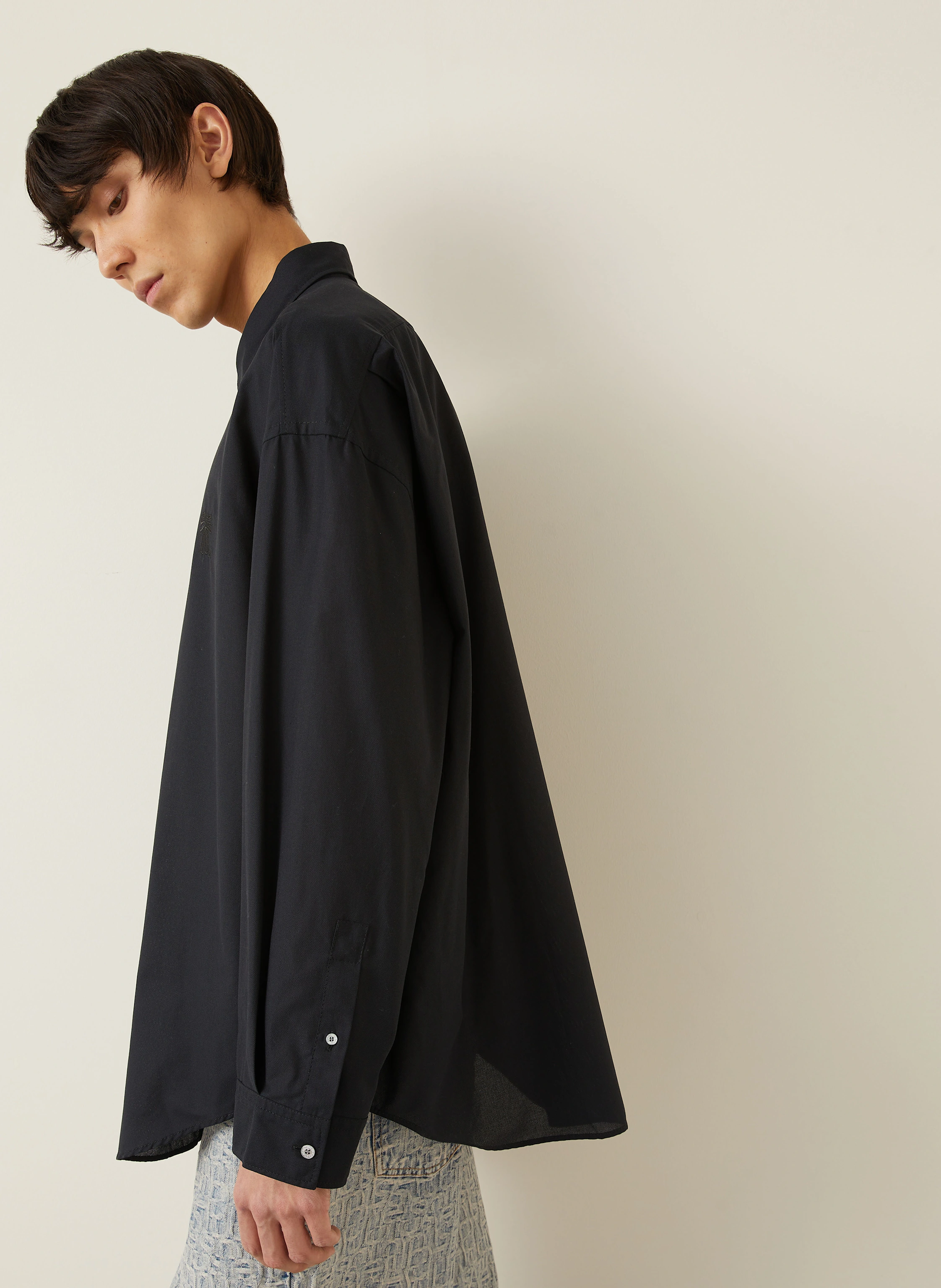 Acne Studios Piqué-Hemd Comfort Fit