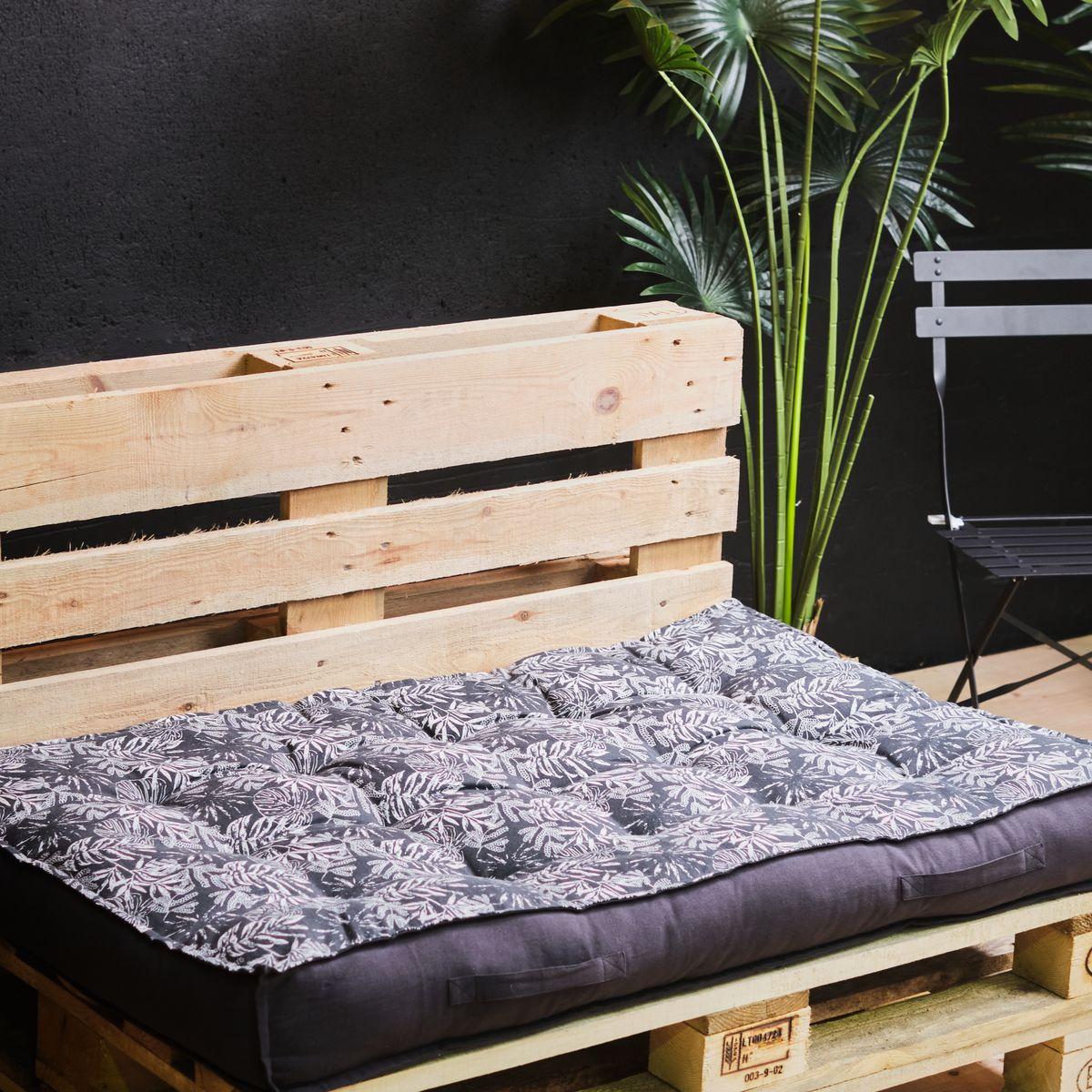MATELAS PALETTE 120X80X15CM FUSAIN SPIRIT GARDEN