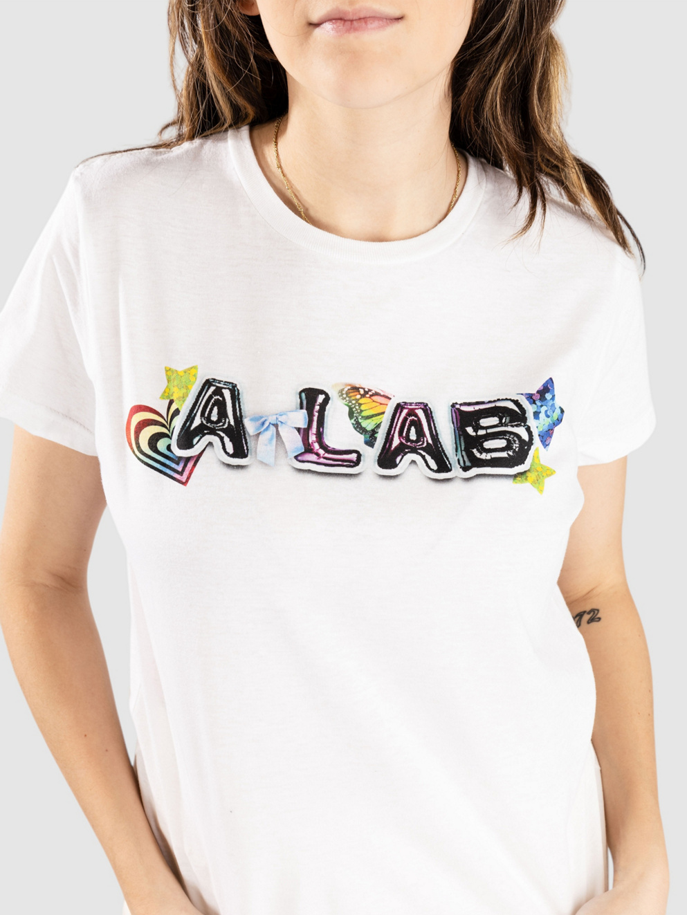 A.LAB Problematic Cutie T-Shirt blanc white