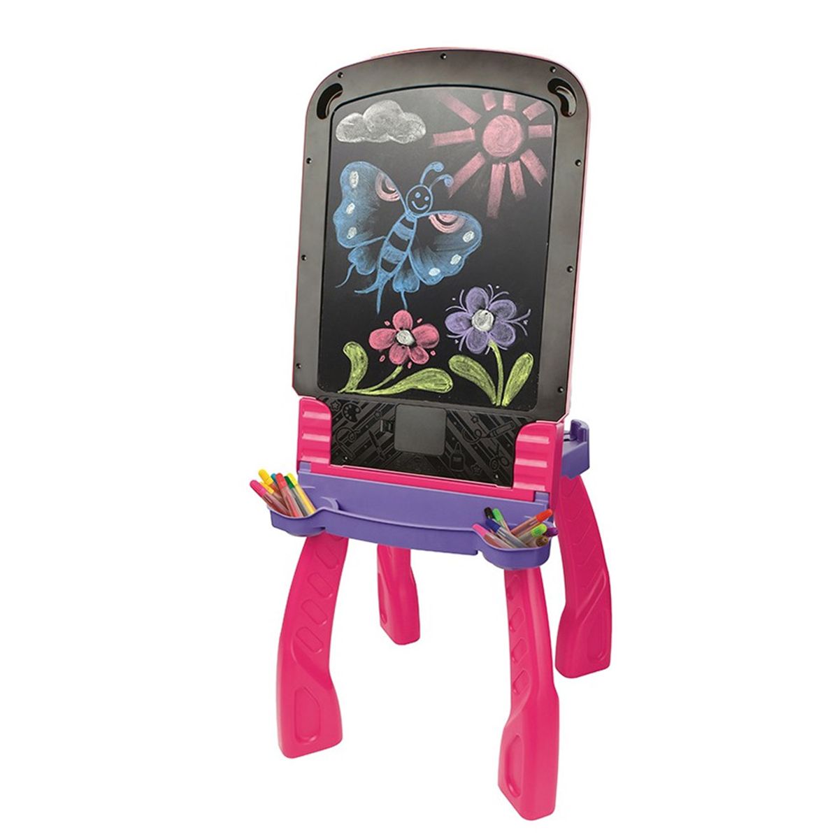 Magi chevalet interactif 3 en 1 rose