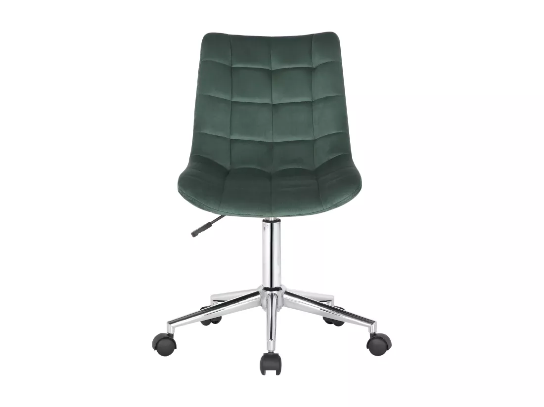 Chaise de bureau Medford - velours Vert81.00