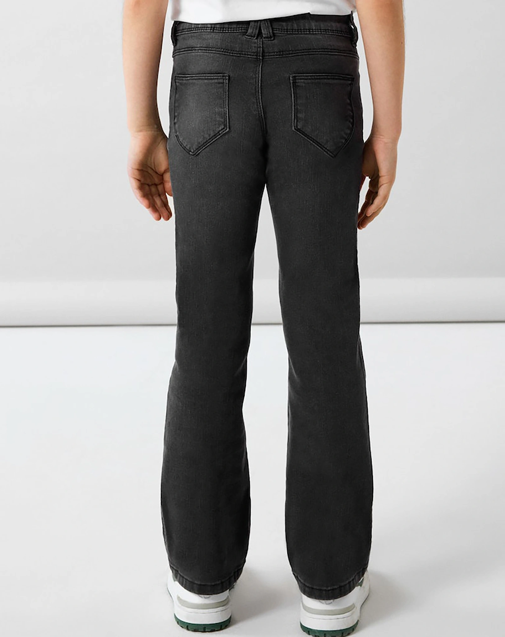 Jeanshose NKFPOLLY SKINNY BOOT 1141-AU in dark grey denim