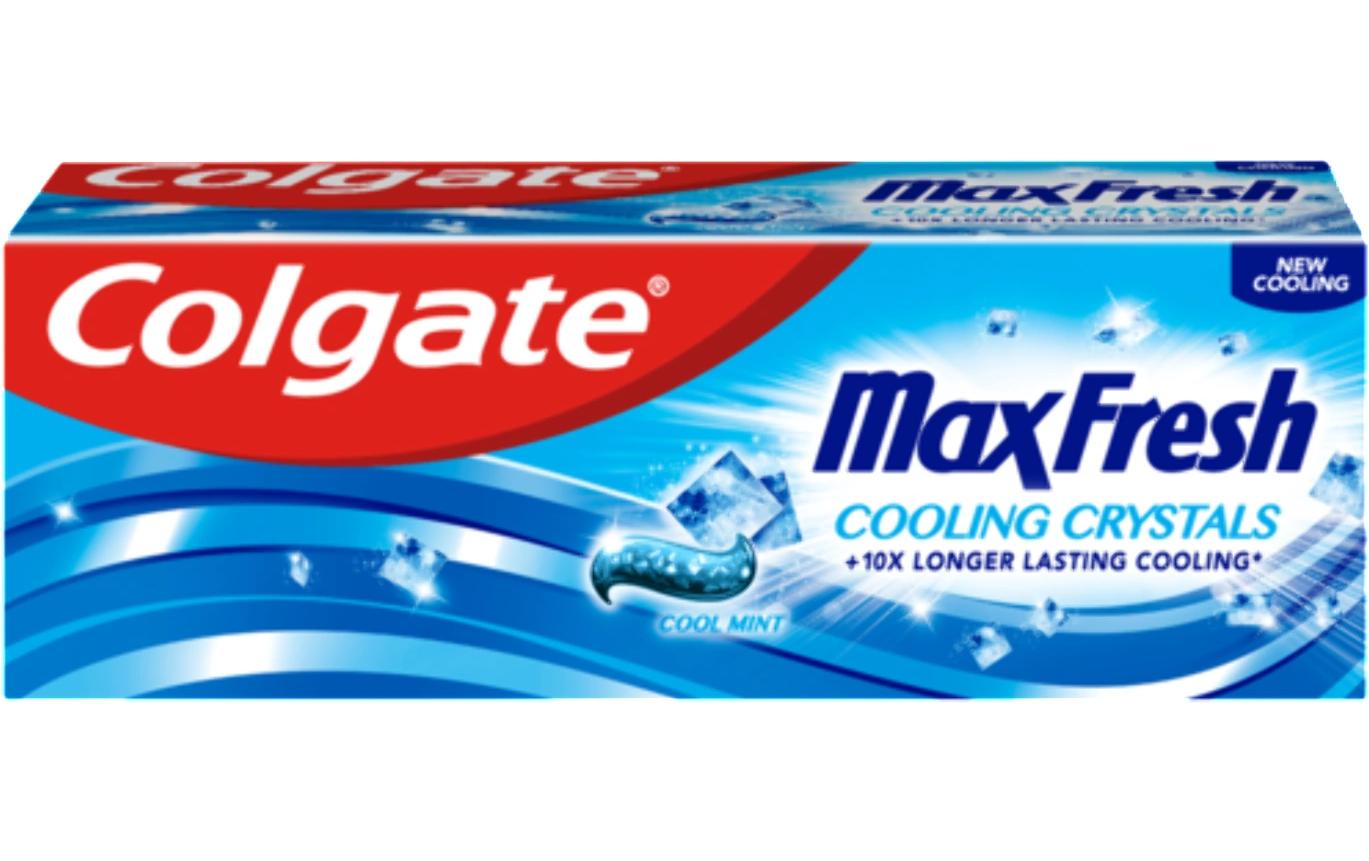 Zahnpasta Max Fresh Cooling Crystals ReisegrösseZahncrème für ein langanhaltendes Frischegefühl im Mund