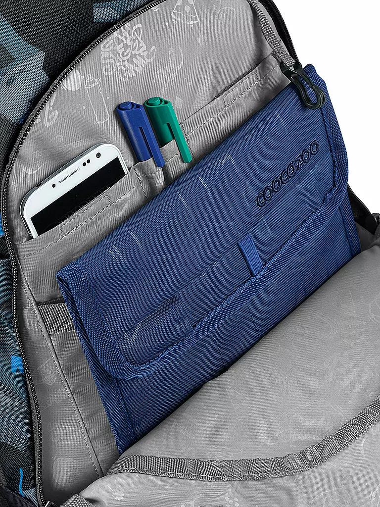 COOCAZOO Schulrucksack MATE Blue Craft dunkelblau