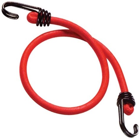 Tendeur - 2 crochets 60 cm Ø8 mm rouge lot de 2