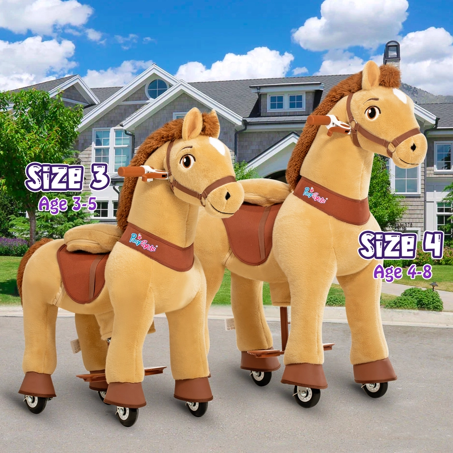 PonyCycle® Light Brown Horse - klein
