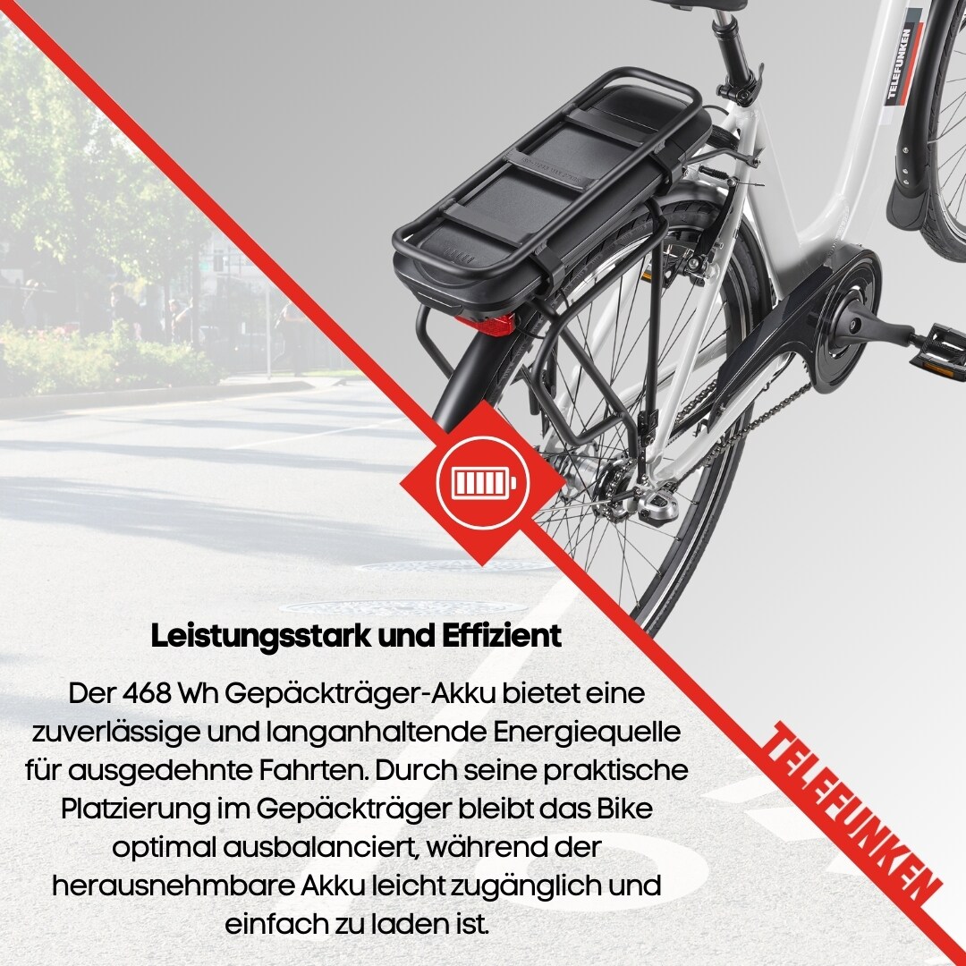 TELEFUNKEN RC835 E-City-Bike 28