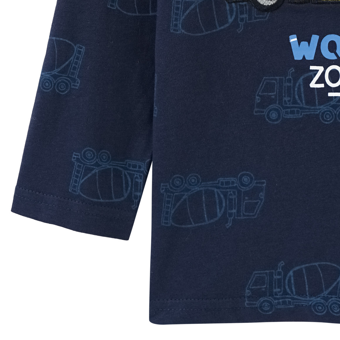 Topolino Jungen Langarmshirt mit Stickerei dunkelblau