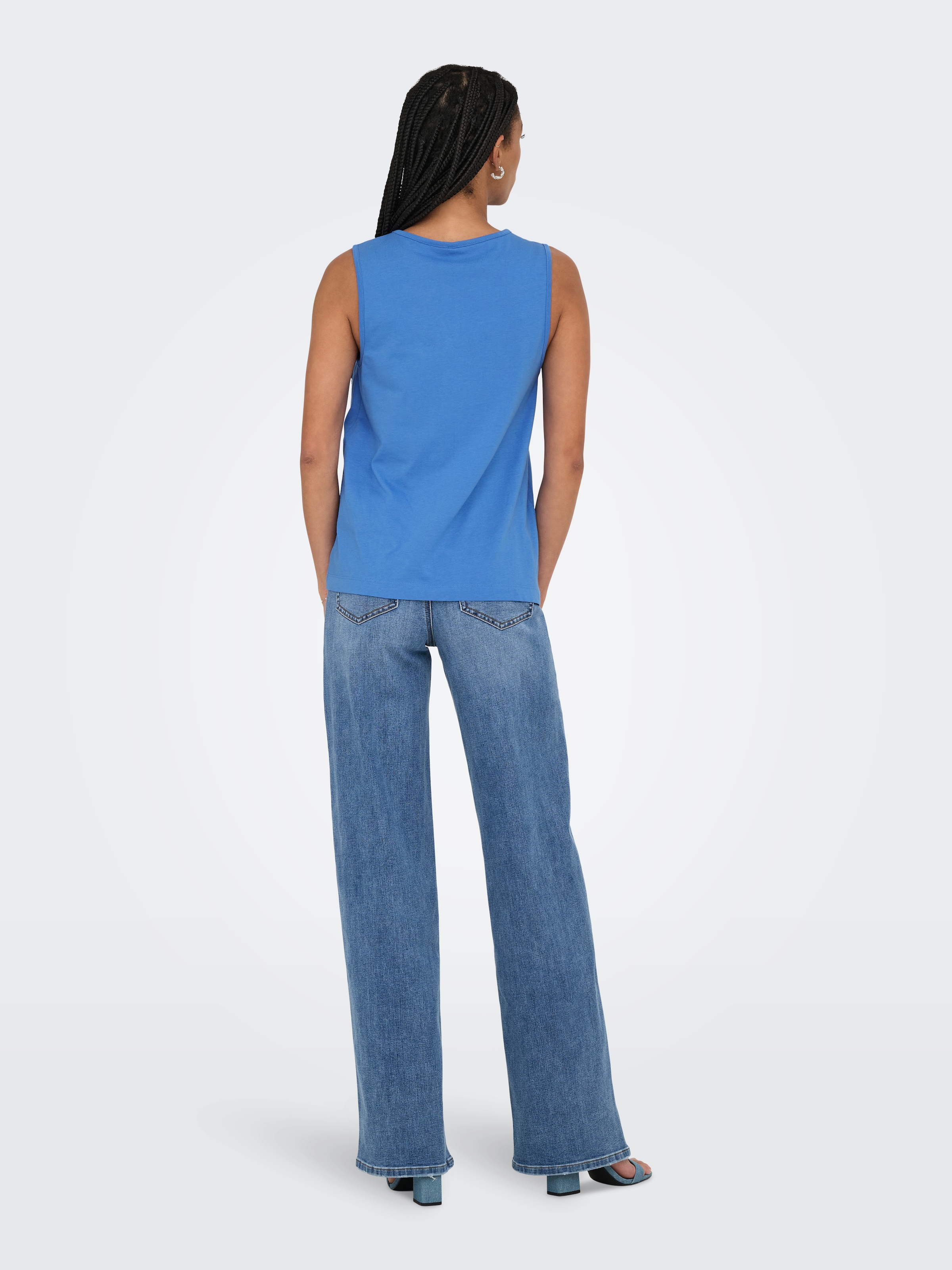 ONLY Spitzentop »ONLSHARON S/L O-NECK TOP JRS«