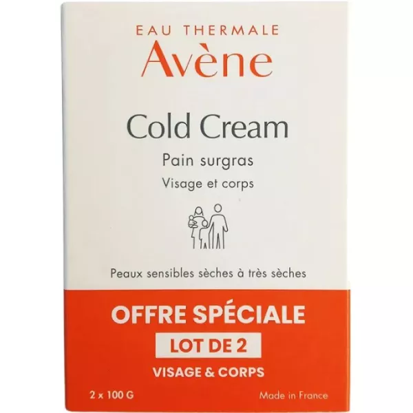 Cold Cream Duo Pain surgras - 2x100g