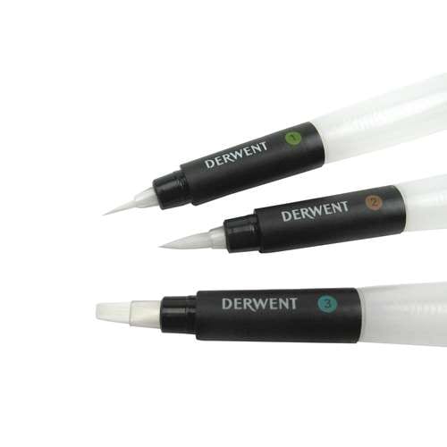 DERWENT Wassertankpinsel 3er-Set