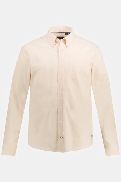 Hemd, Langarm, Buttondown Kragen, Oxford-Qualität, Modern Fit