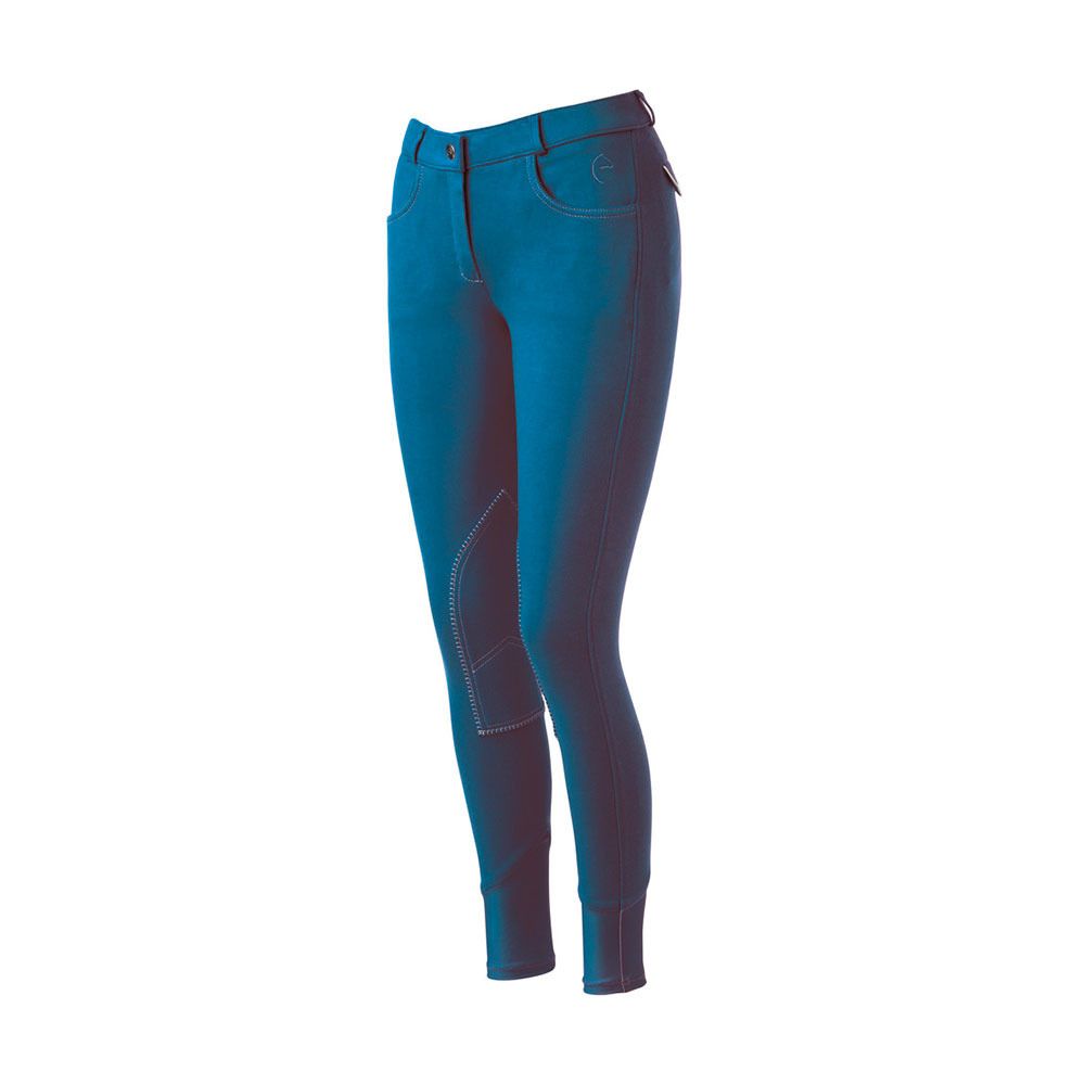 Equitheme PRO - Pantalon siliconé Femme bleu roi