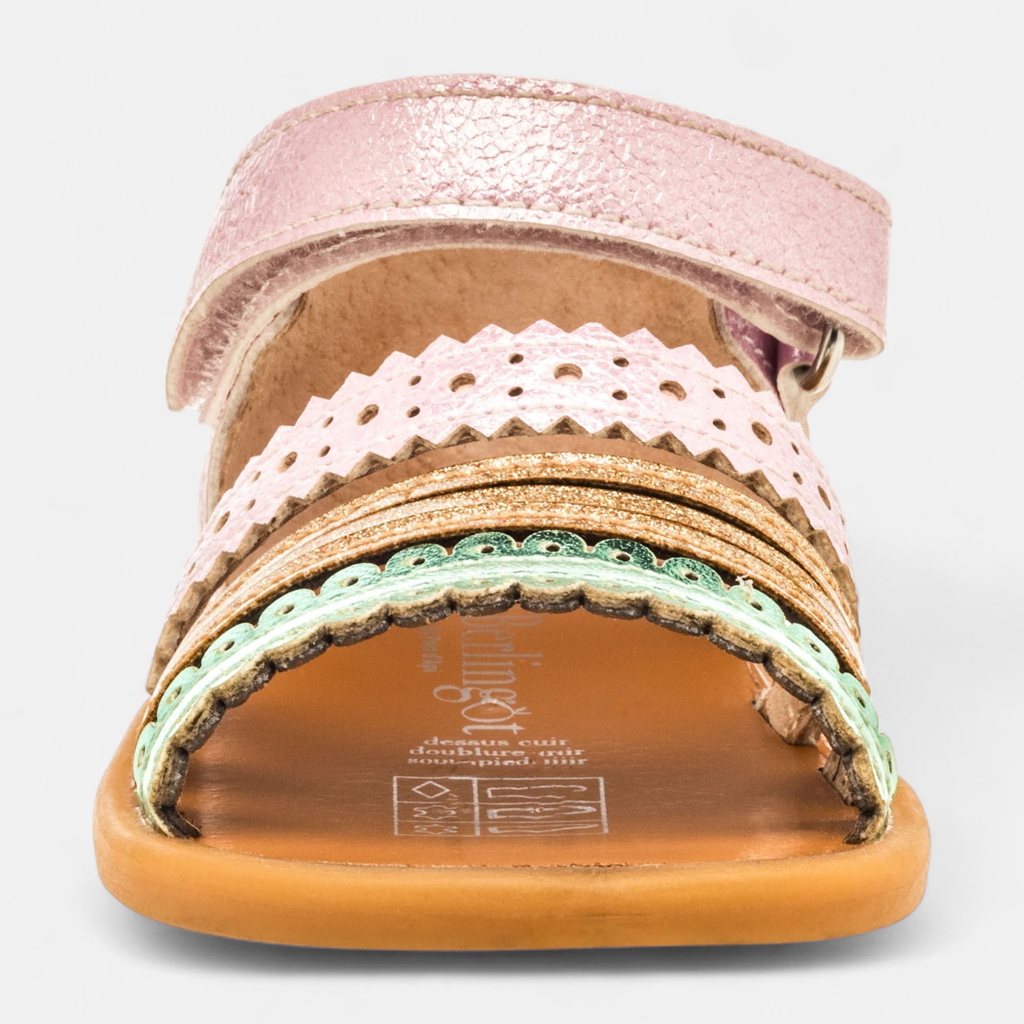 Nu-pieds Fille multicolore