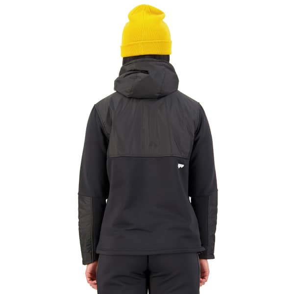Veste polaire MONS ROYALE W DECADE MID HOODY BLACK