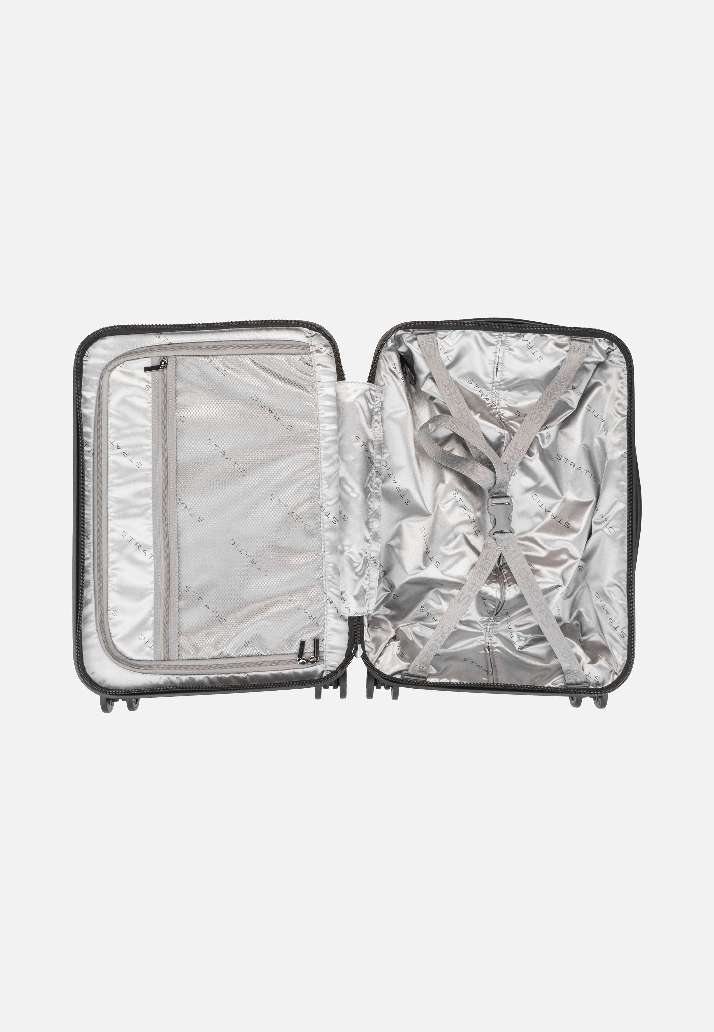 Leather & More Trolley S Front Pocket Matt Black - Koffer