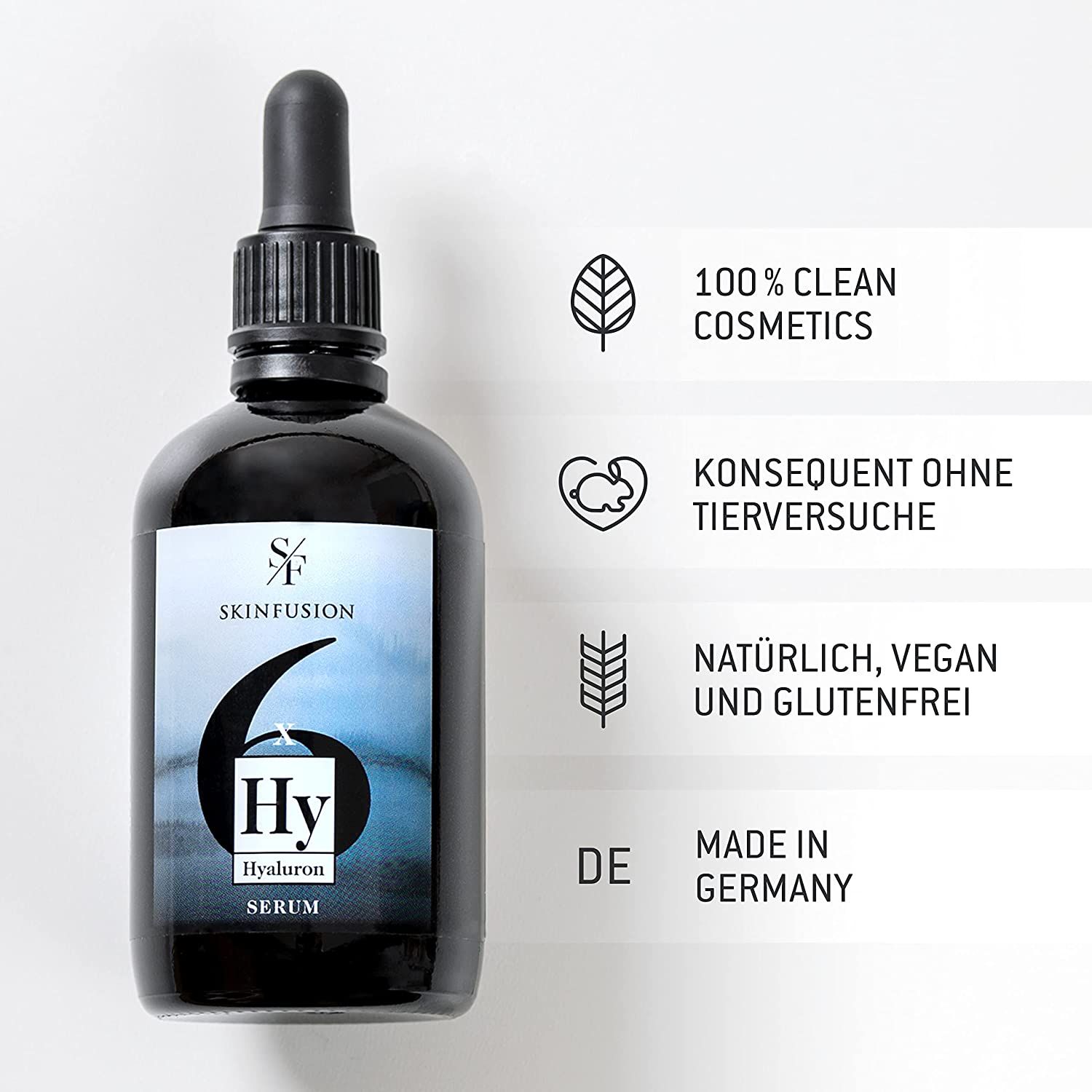 SKINFUSION 6-Fach Bio Hyaluron Serum hochdosiert