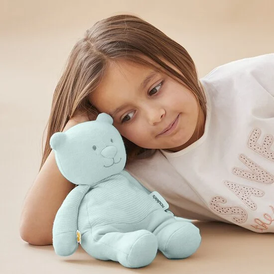 Peluche coton bio Paco, Nouky & Lola   Nouky        Petit modèle   de               Noukies