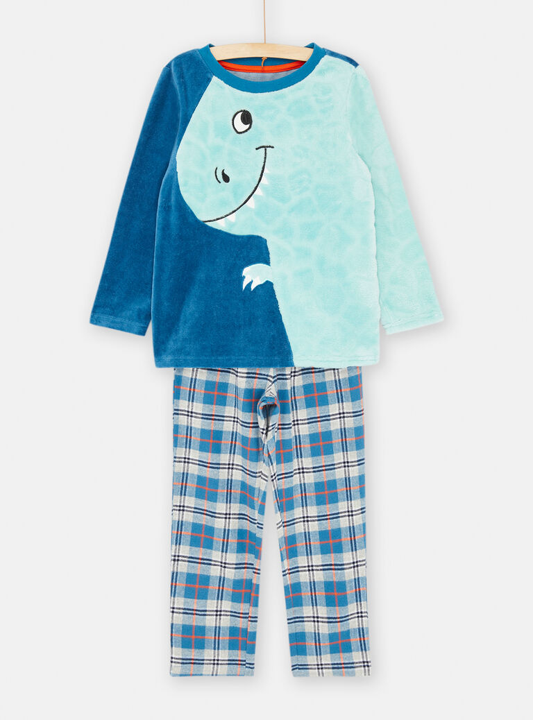 Ensemble pyjama bleu et gris