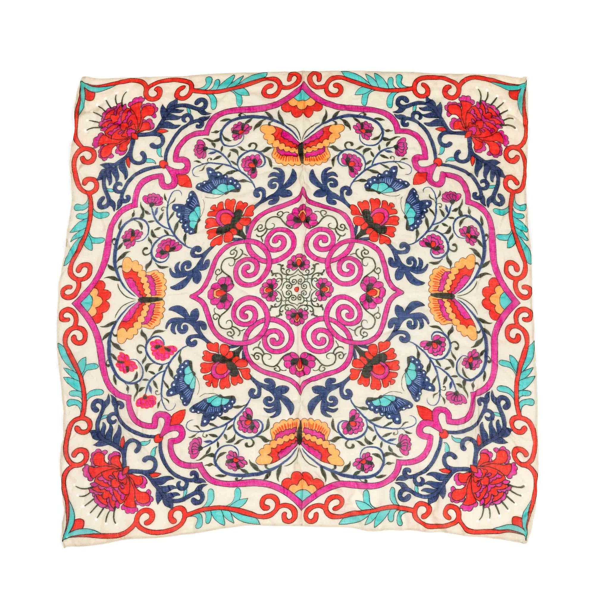 Foulard rose