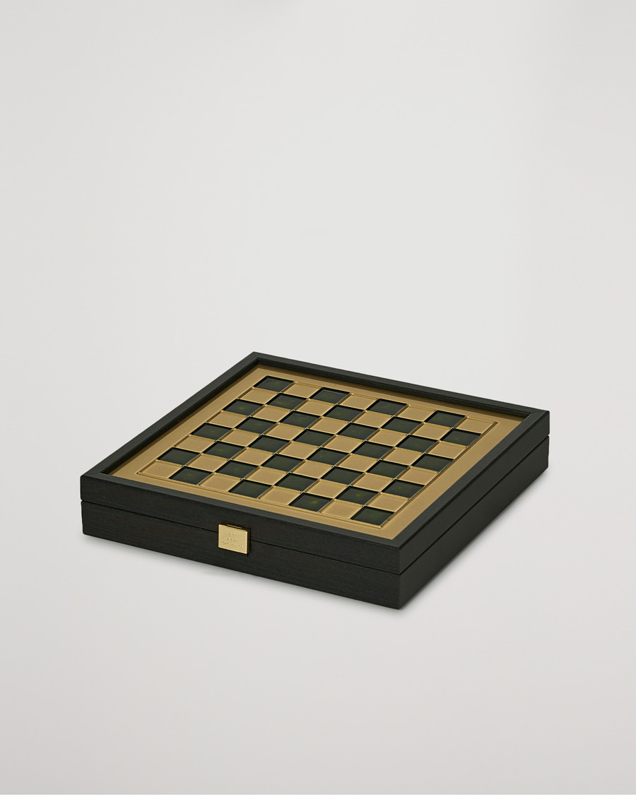 Manopoulos Greek Roman Period Chess Set Green