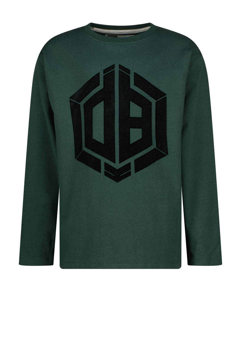 Vingino longsleeve Hanso met logo donkergroen