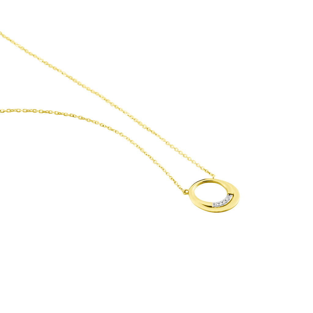 Collier Circlane Or Jaune Diamant