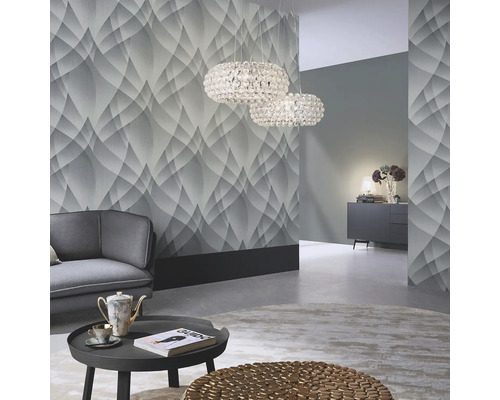 Vliesbehang 10374-29 GMK Fashion for Walls 4 Grafisch zilver