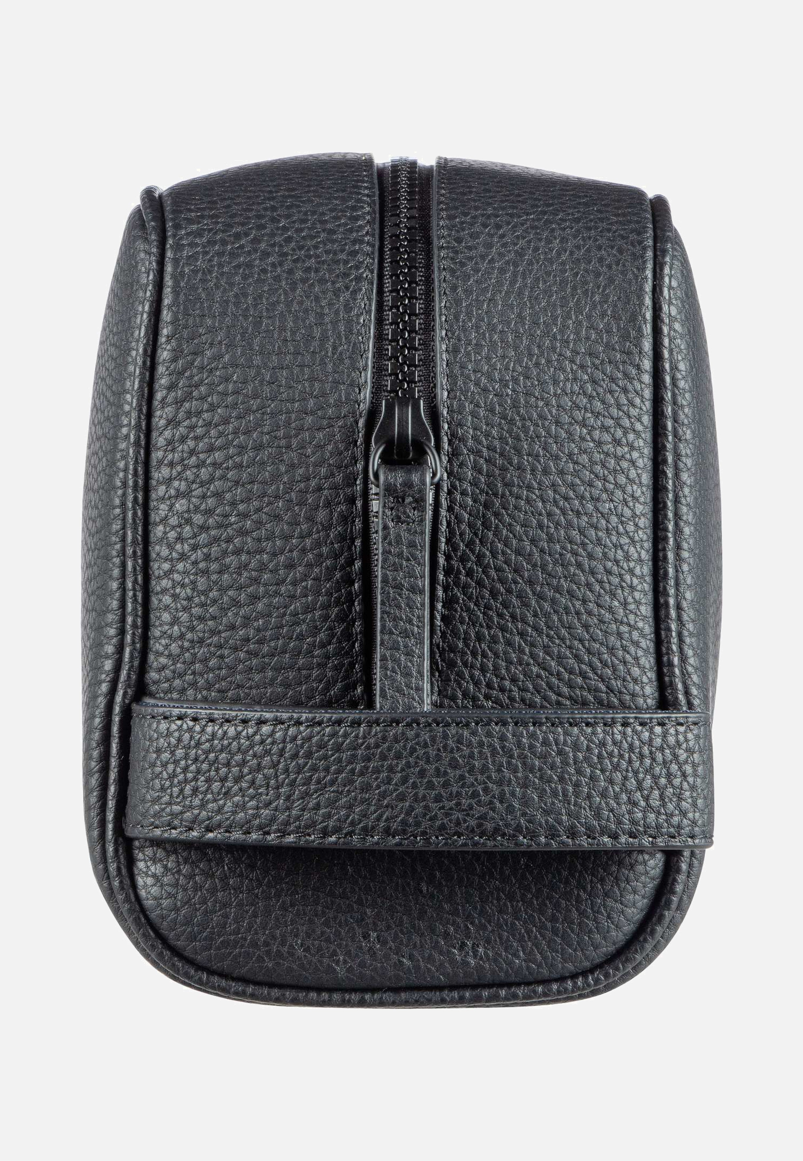 Essential PU Washbag Black - Kulturbeutel