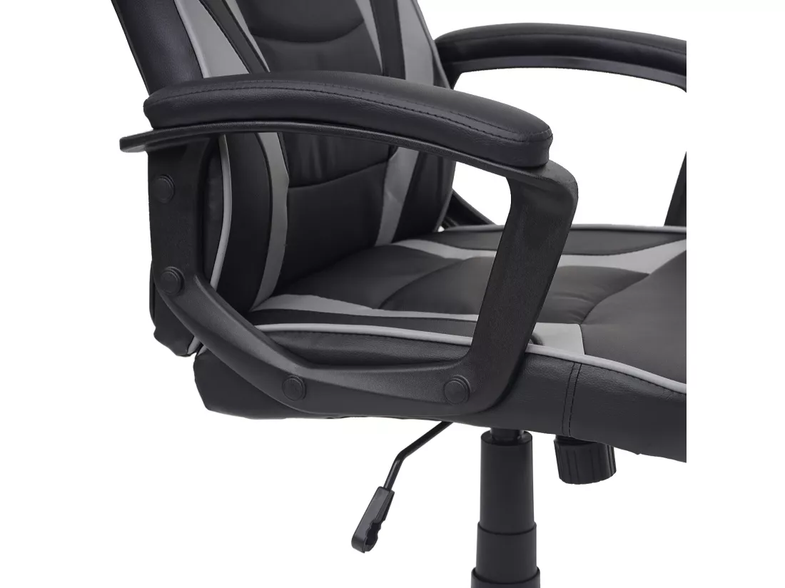 Chaise de bureau MCW-F59, noir/gris