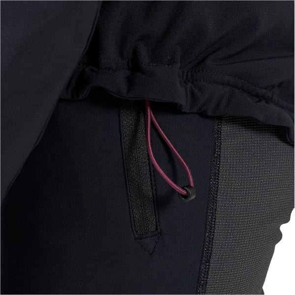 Softshell randonnée MONTANE W KRYPTON HOODIE BLACK BLACK