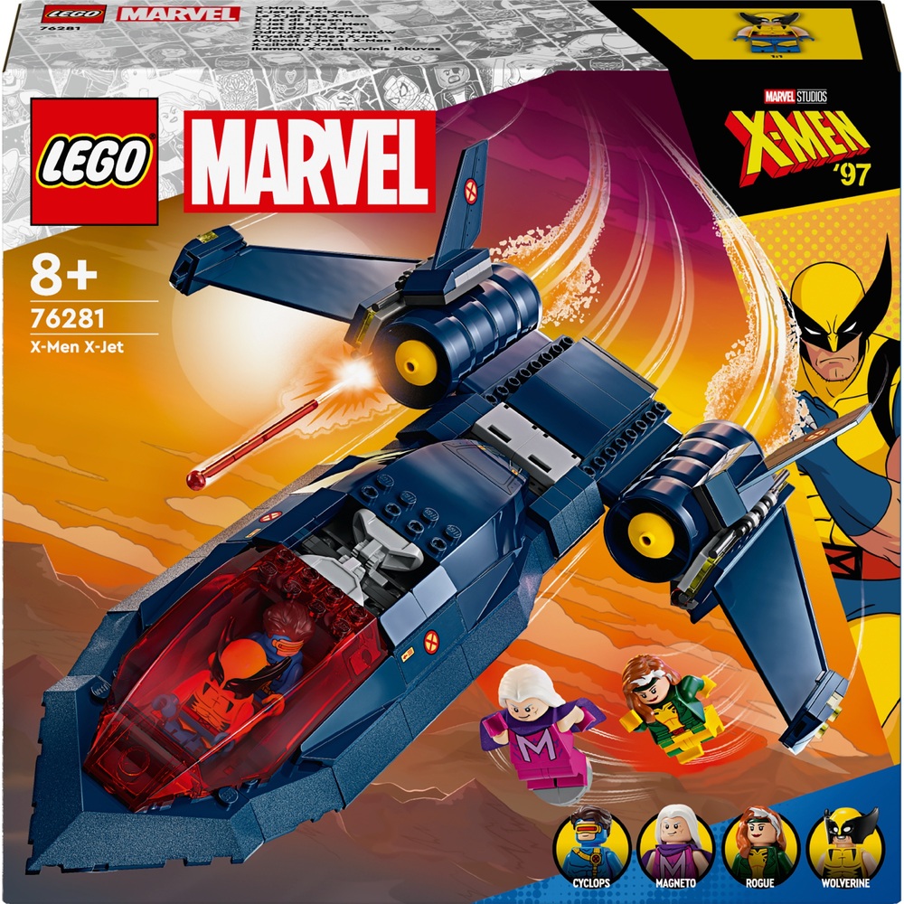 LEGO Marvel 76281 X-Men X-Jet Bausatz-Spielzeugflugzeug