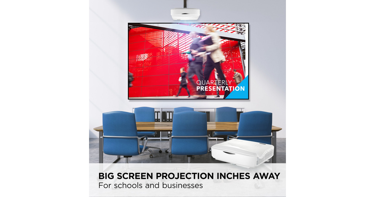 ViewSonicLS832WU WUXGA Ultra Short Throw Laserprojector  (Wit, 5000 ANSI Lumen)
