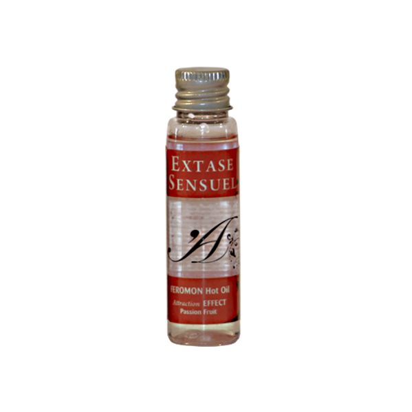 Extase Sensual Óleo de Massagem Efeito Calor com Feromônios Maracujá 35ml
