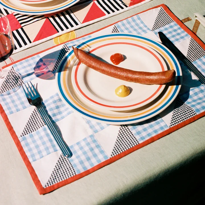 HAY - Sobremesa Tischset, check blue
