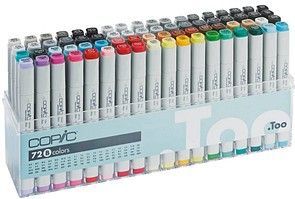 Stiften - Assorti Kleuren - Alcohol GeBaseerde Inkt - 72 Stuks