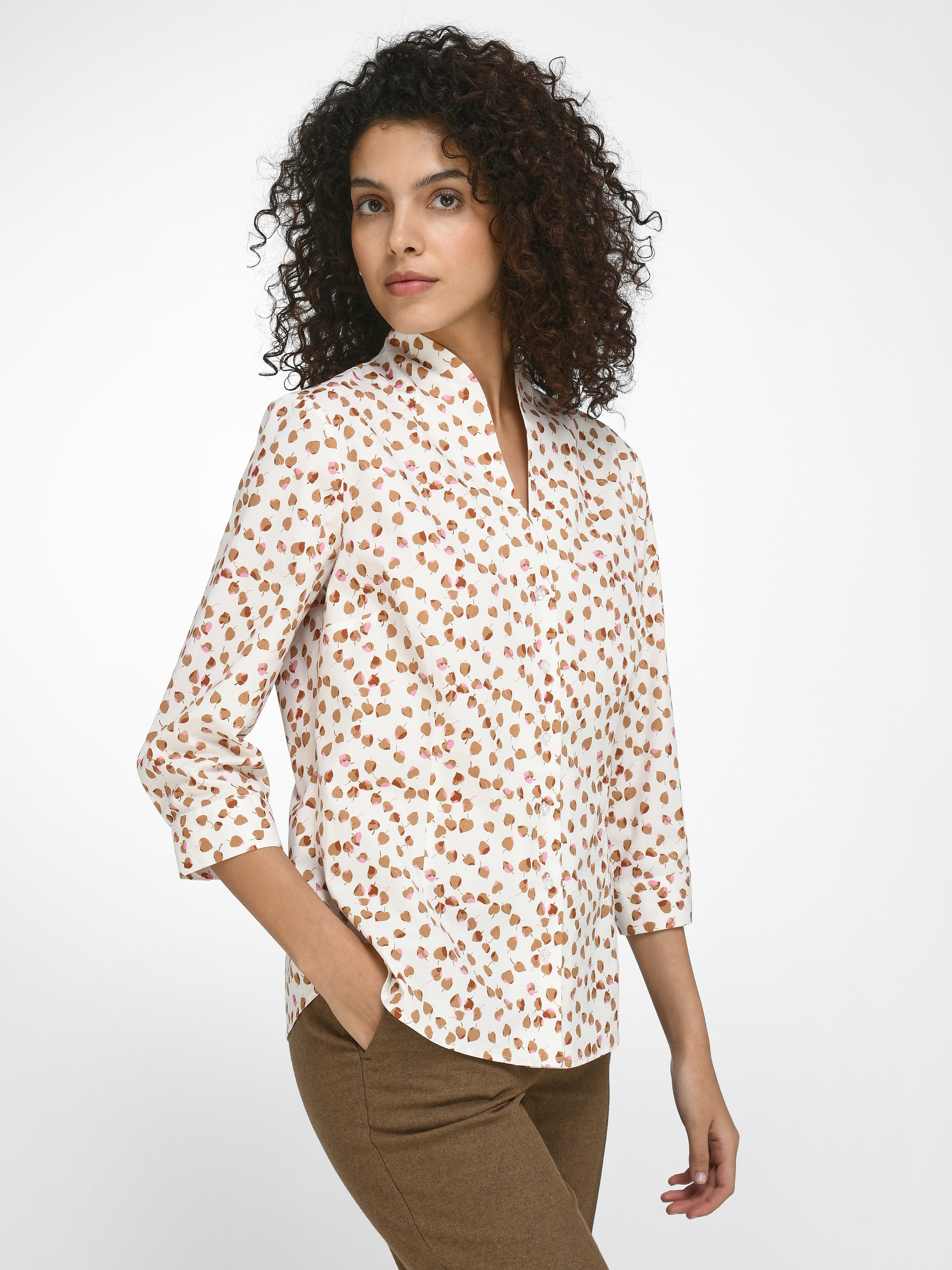 Bluse mit 3/4-Arm