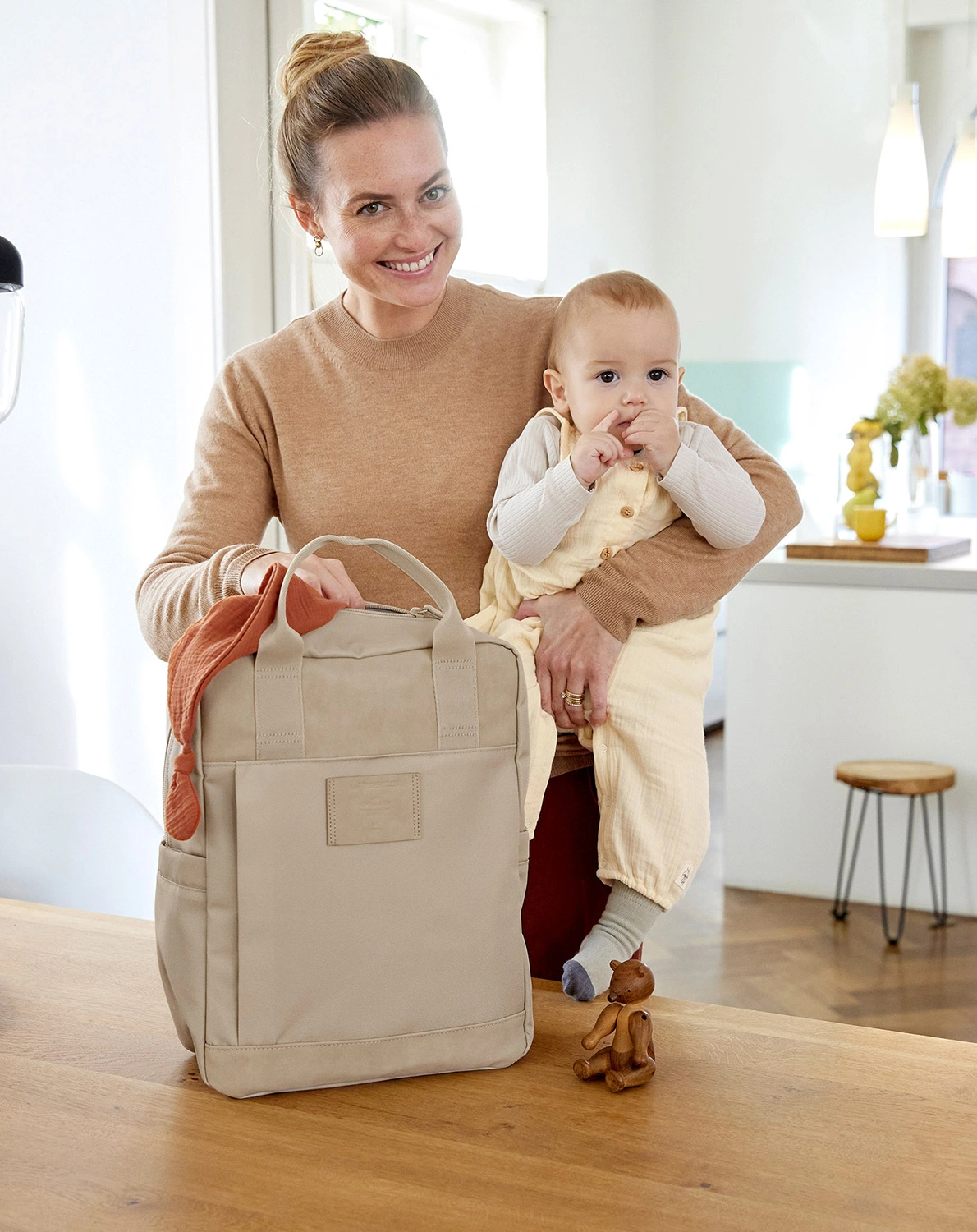 Wickelrucksack VIVIDAL (28,5x14x38) in humus