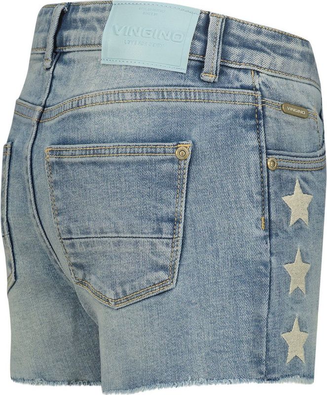 Vingino Short Dafina Star Meisjes Jeans - Old Vintage