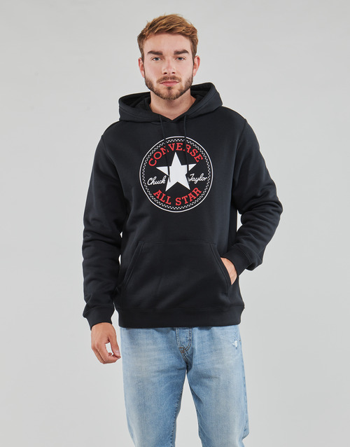 Converse - GO-TO ALL STAR PATCH FLEECE PULLOVER HOODIE - Noir