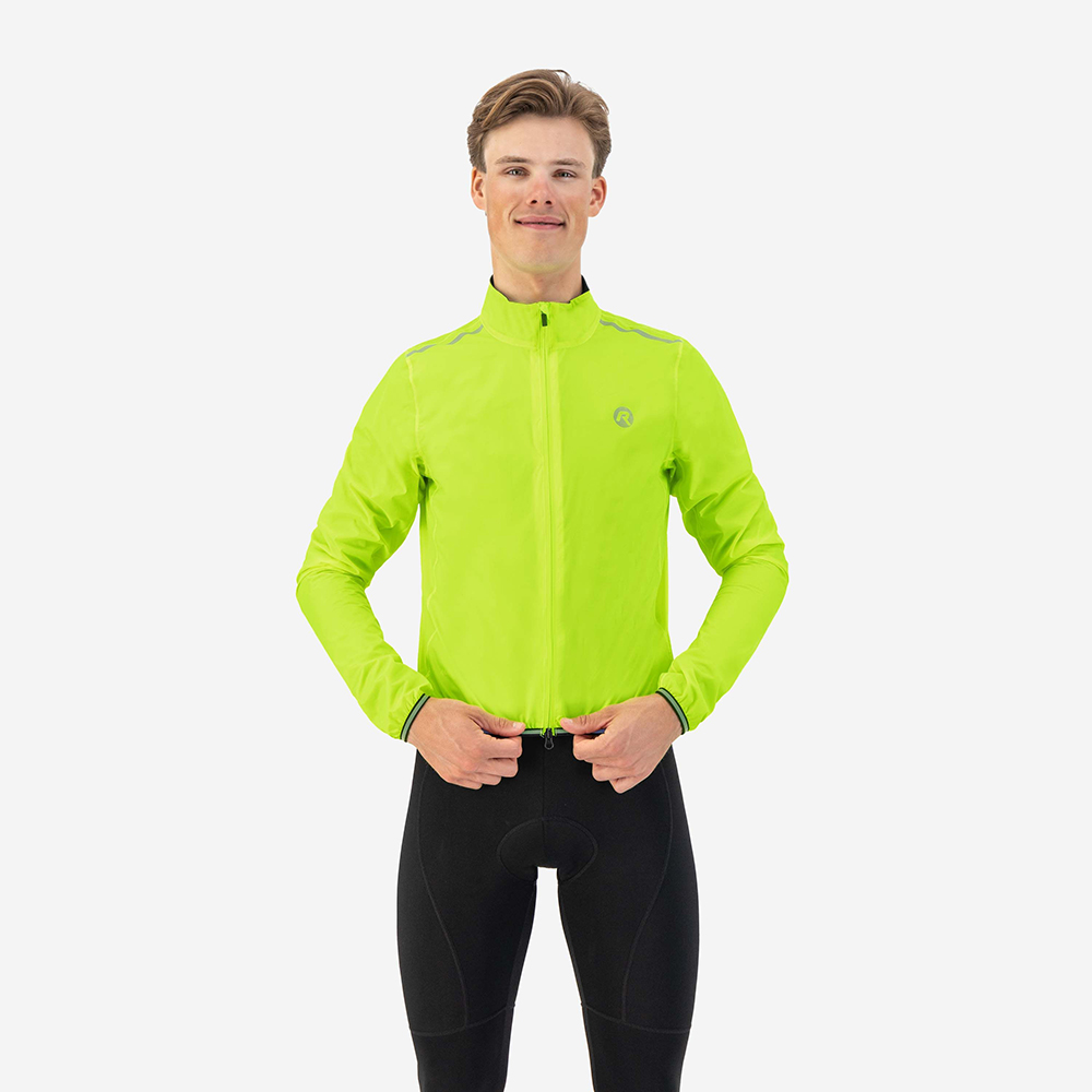Rogelli Essential Regnjakke Gul
