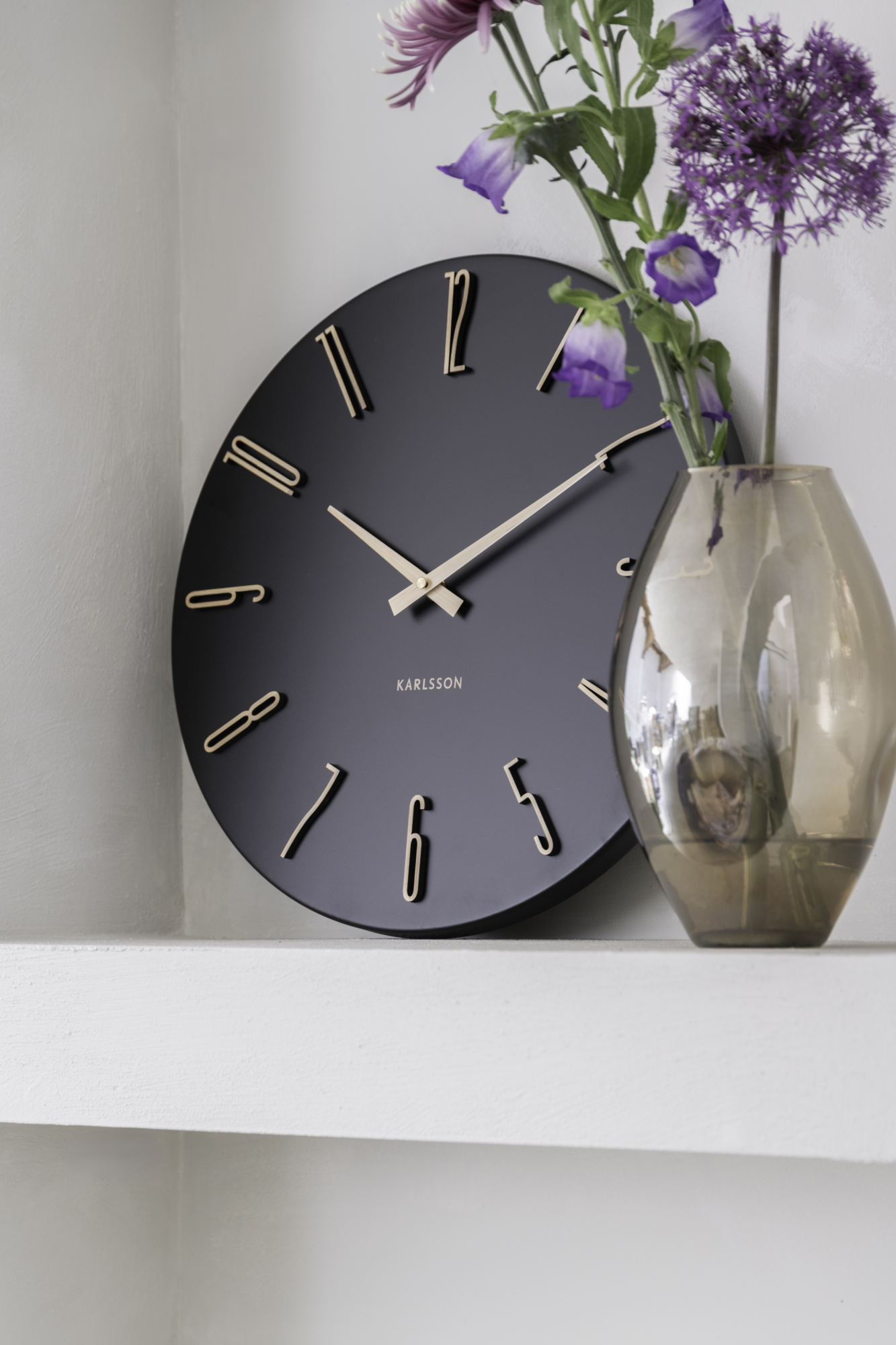 Wandklok Esmerado Zwart