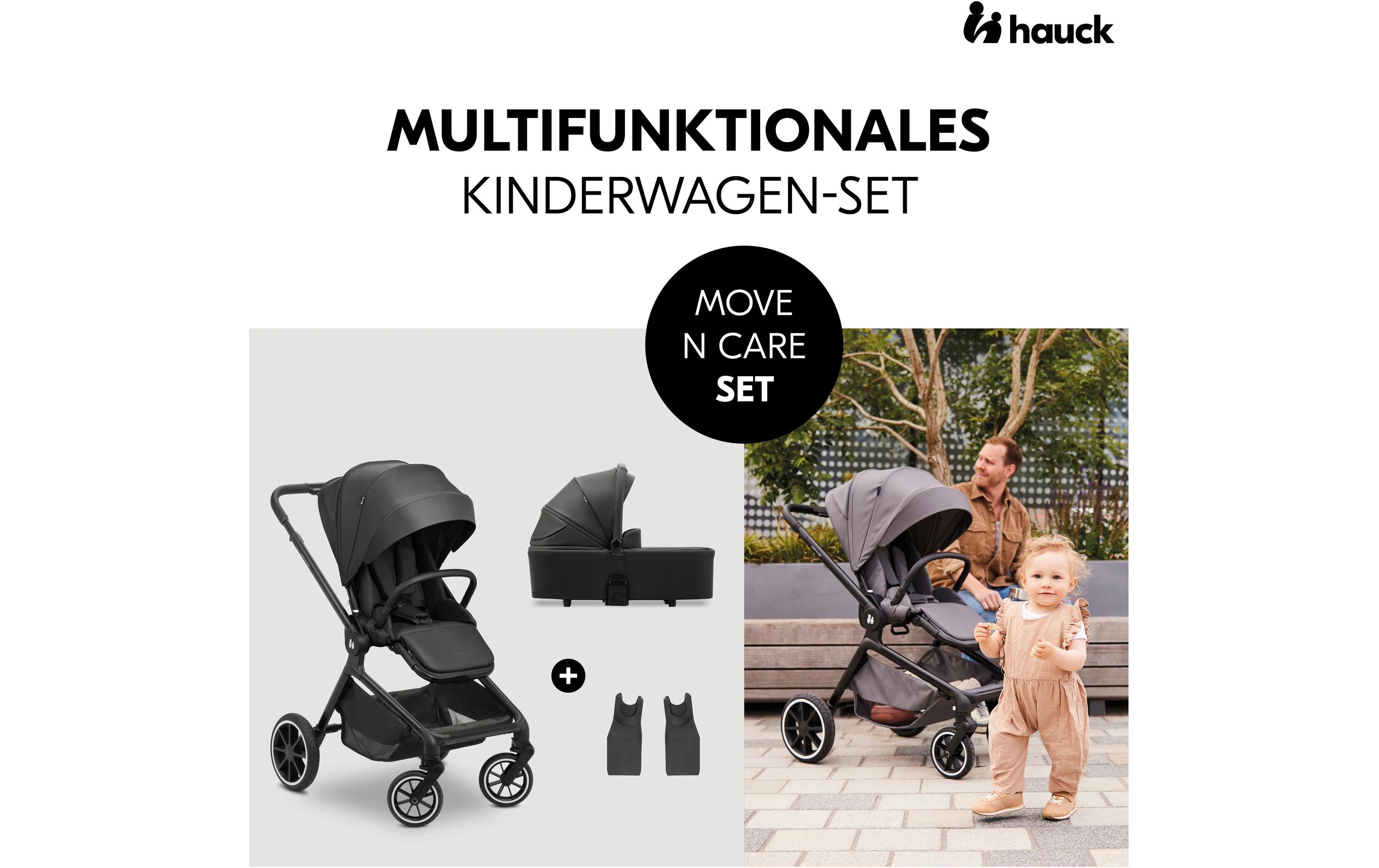 Kinderwagen Move N Care Set Black<br>Multifunktionales Kinderwagen-Set