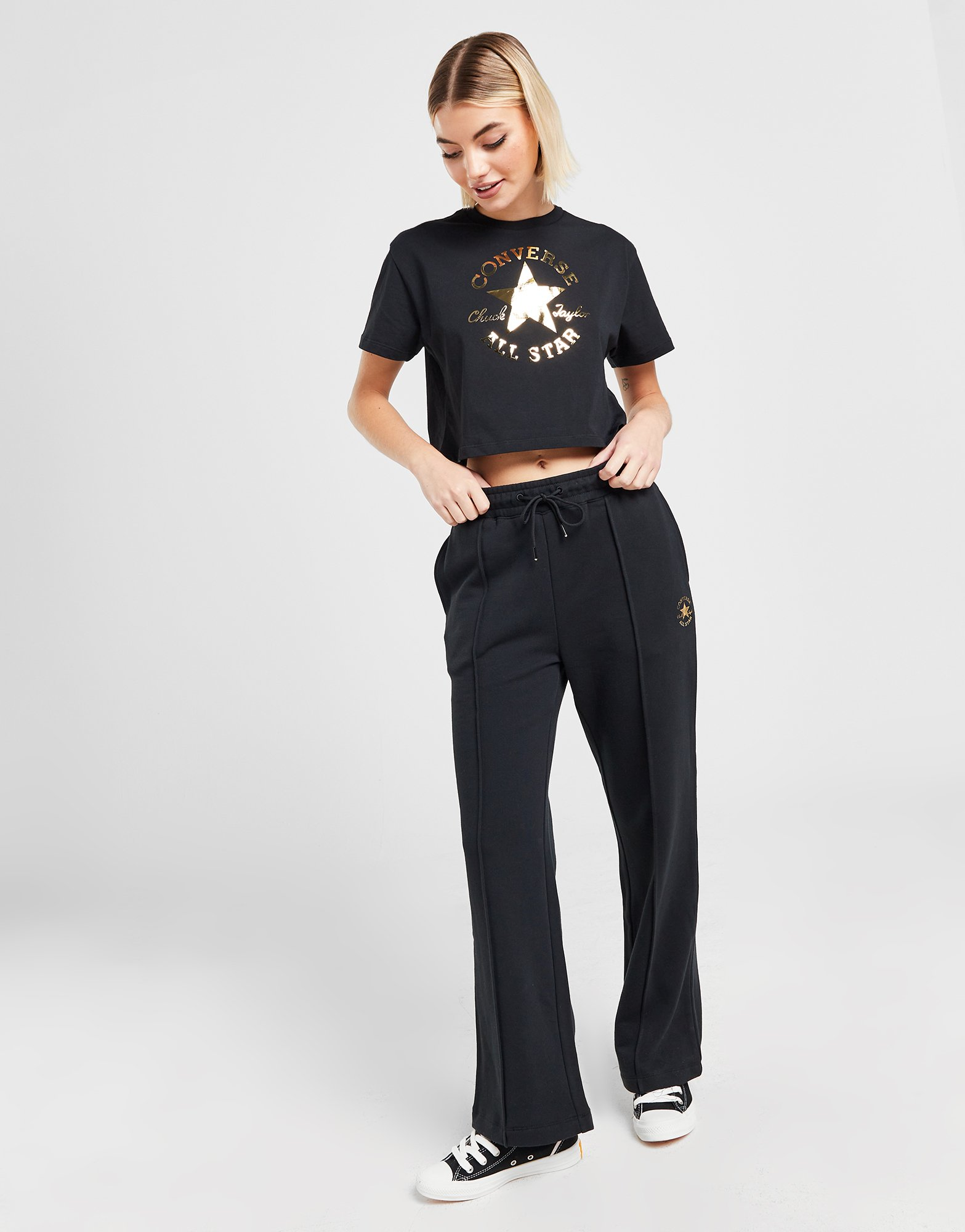 Converse T-shirt Chuck Taylor Mettalic Femme
