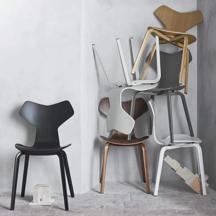 Fritz Hansen - Grand Prix Stuhl, Eiche natur